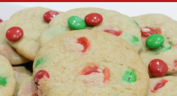 M&M Christmas Cookies