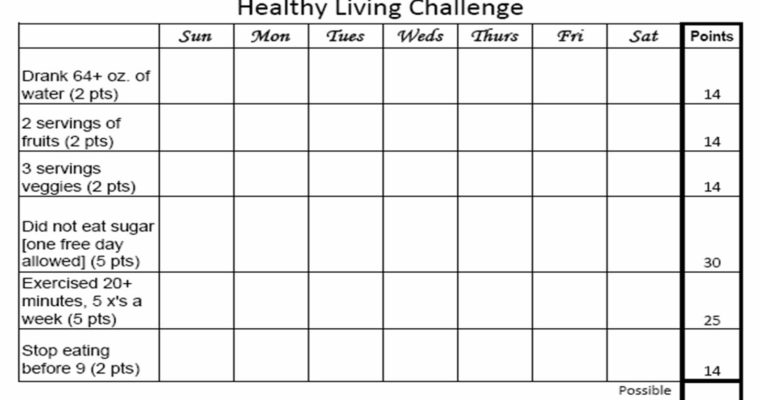 Healthy Living Challenge