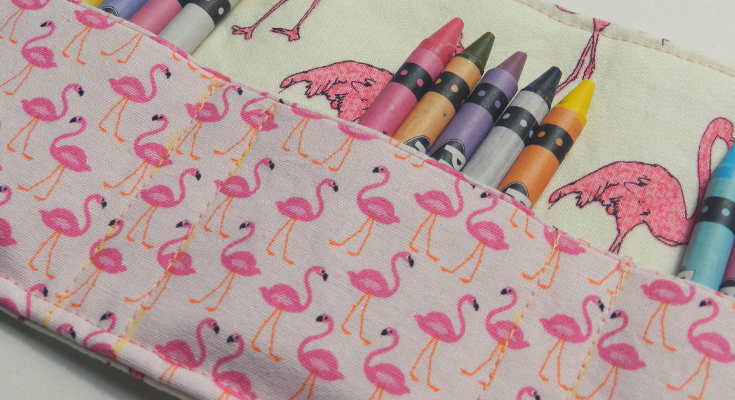 Sewing A Crayon Wallet: Easy Pattern & Tutorial