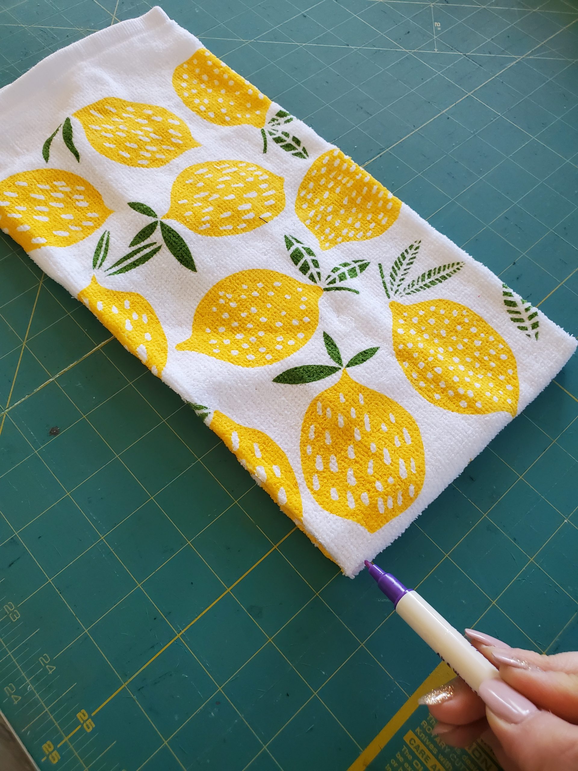 Hanging Kitchen Towel Easy Sewing Project