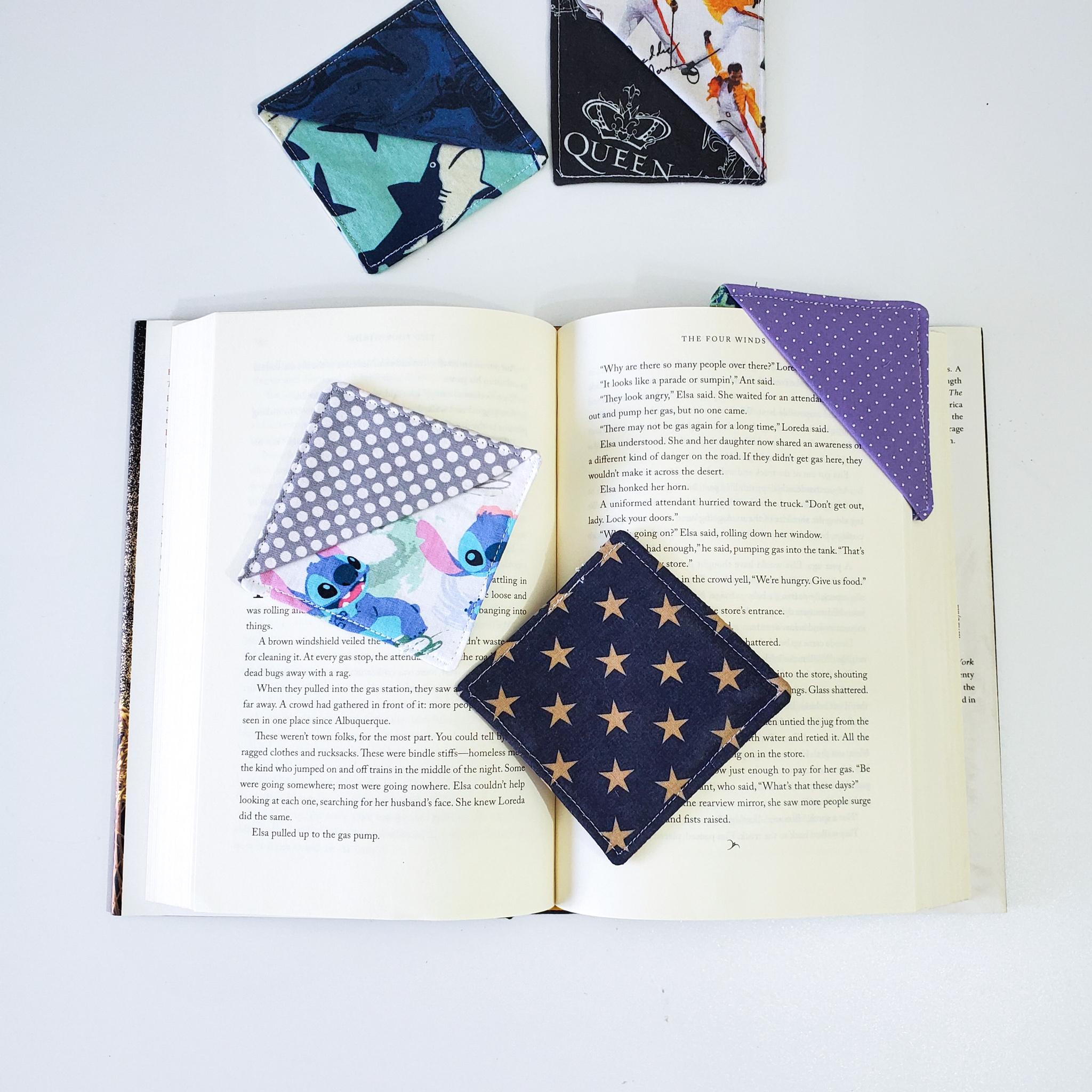 How To Sew A Corner Bookmark | Sassy Cassy's