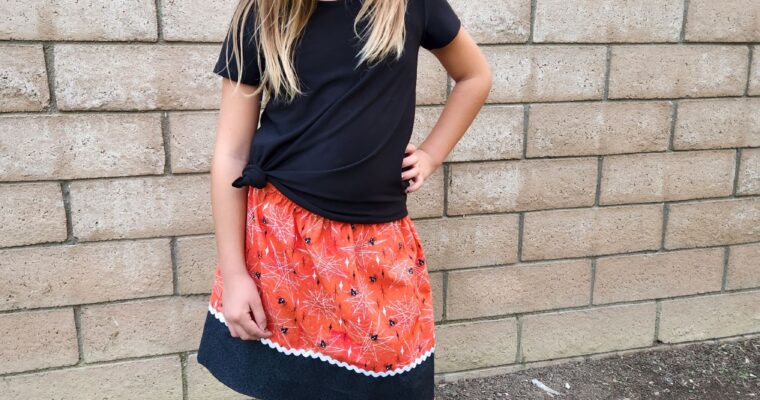 How to Sew a Simple Block Skirt (With French Seams)