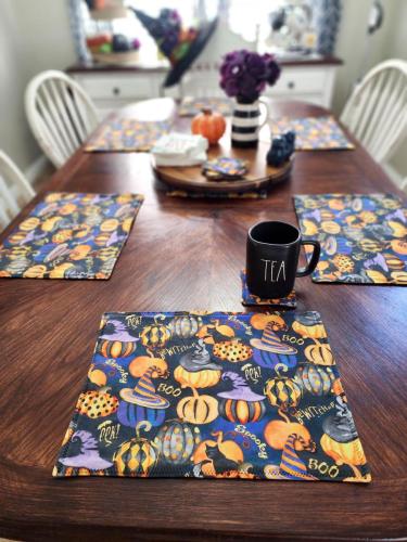 Fleece-Backed Placemats & Coasters